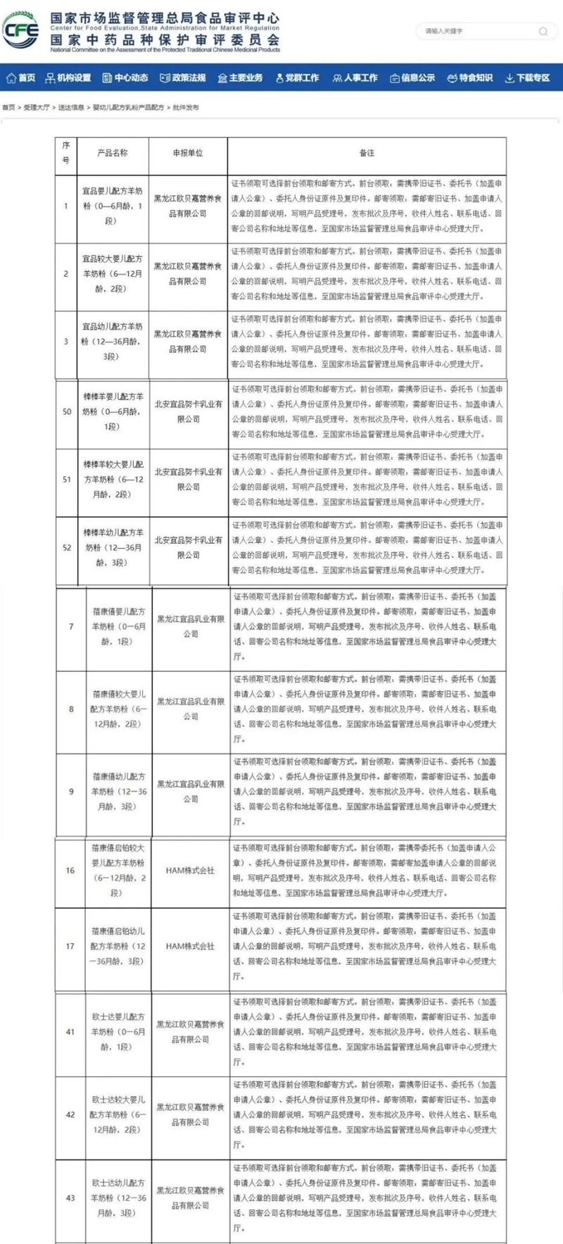 聚焦新國標(biāo) 宜品乳業(yè)旗下5款純羊奶粉通過新國標(biāo)配方注冊