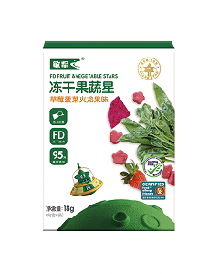 敏星凍干果蔬星（草莓菠菜火龍果味）