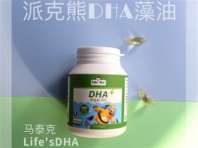 進口DHA全國招商，派克熊精選馬泰克Life’sDHA，品質(zhì)有保障